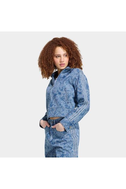 Liberty London Firebird Women's Blue Jean Jacket (Kr6674)