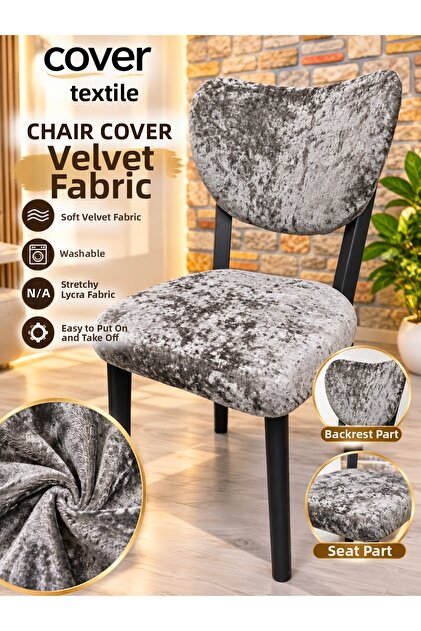 Elma Chair Cover Chaır Cover with Chickpea Pattern