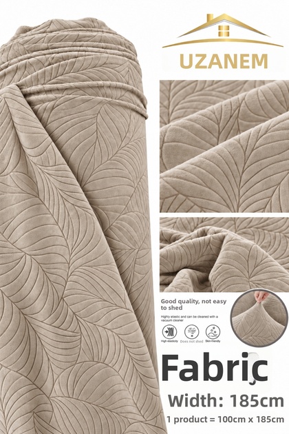Jacquard Fabric, Used for Cushion Covers and Sofa Covers, Is Thick and Flexible, 100cm X 180cm.
