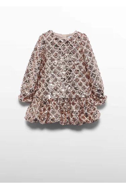 Girl's Payetl Winter Dress Honey Color