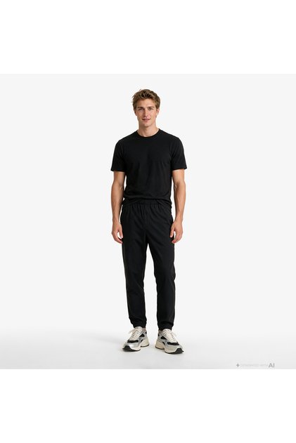 Normal Bel Normal Paça Normal Siyah Erkek Pantolon LV04LB614GUB1_SLIM TECH STRETCH PUL
