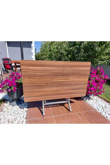 Dekoratif Katlanır Masa Bahçe Ve Çalışma Masası (70*120)