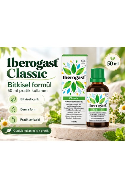 Classic 50 ml – Bitkisel İçerikli Mide ve Sindirim Desteği