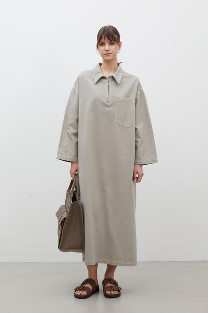 ROCHIE DENIM PIATRA CU DETALIU GULER