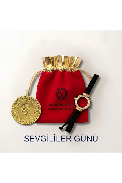 Çeyrek Altın Eski Tarihli (Sevgililer Gününe Özel Bileklik Hediye)
