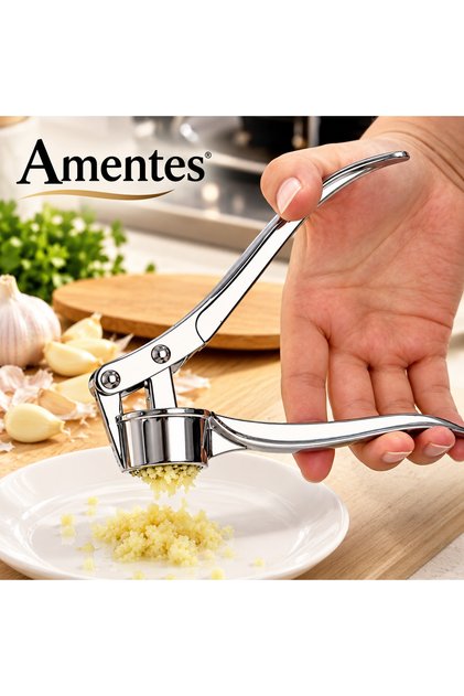 Garlic Paste Metal Garlic Press Stainless Manual Press Tool