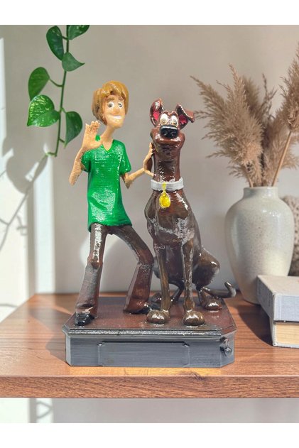 Scooby-Doo ve Shaggy 12 cm Figür - Hediyelik Koleksiyonluk Hobi Masaüstü Biblo