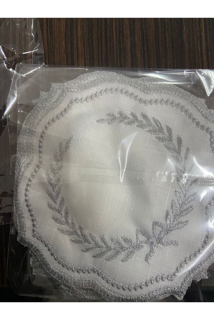 Cocktail Napkin, Coaster 6 Pieces Presentation Napkin Gray