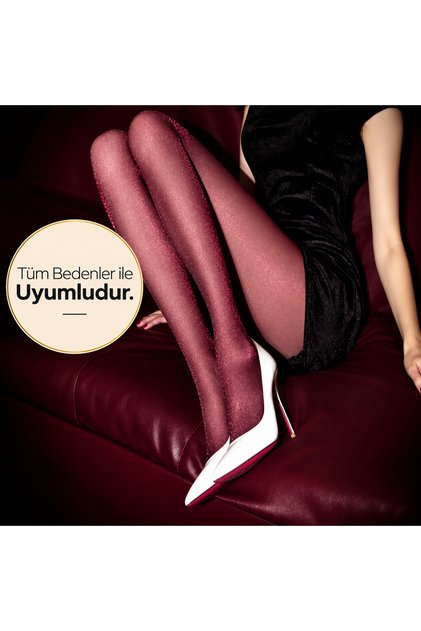 Ece's 10 Denier Shiny Open Net Pantyhose W7379