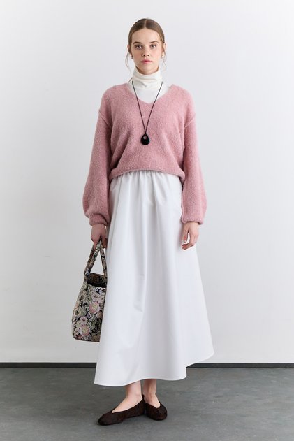 Soft Textured Sweater Pink