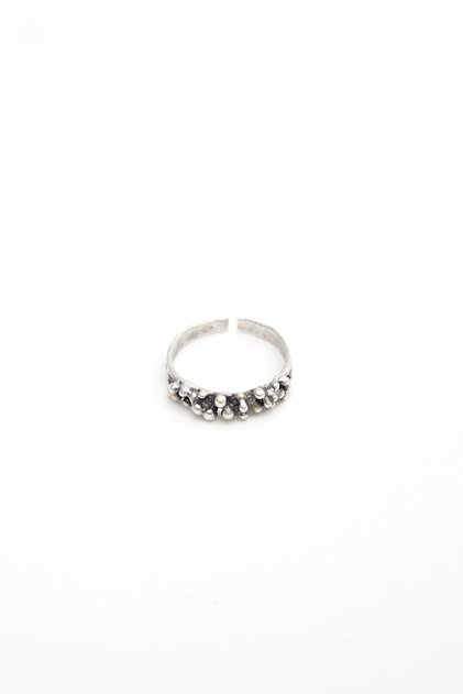 Sara Matte Coated Ring Silver