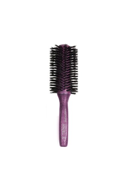 Lavender Wooden Handle Blow Dry Brush - 03