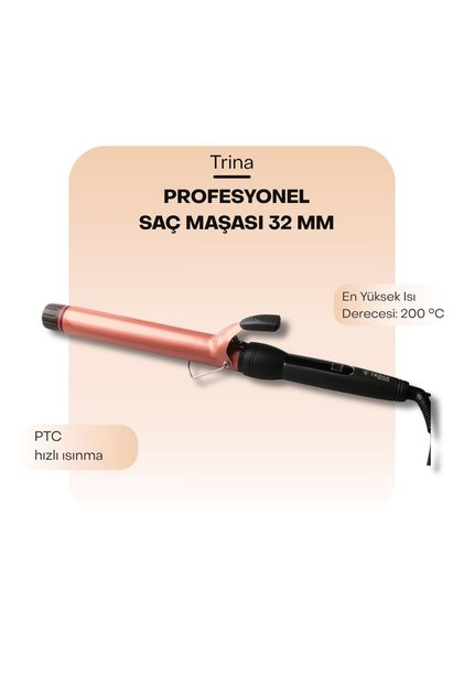 Professional Hair Curling Iron 32 mm Trnsacms0082