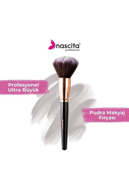 Profesyonel Ultra Büyük Pudra Makyaj Fırçası NASBRUSH0129