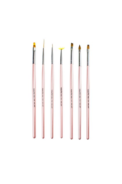 Nail Art Tırnak Süsleme Fırça Seti 7'li NASBRUSHNAILSET002