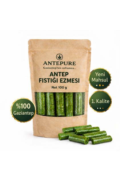 Antep Fıstığı Ezmesi– %100 Gaziantep Fıstığı, Doğal ve Katkısız