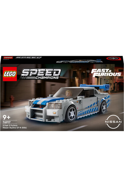 Speed Champions Faster Furious Nissan Skyline Gt-r (R34) 76917 (319 PIESE)