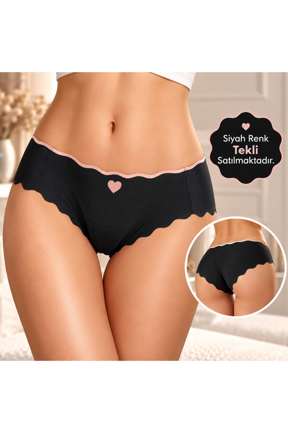 Ece's Seamless Ice Silk Non-Marking Laser Cut Panties Single W1005
