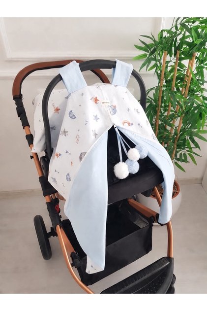 Stroller Cover with Zipper, Double Layer, Newborn Baby Products, Stroller