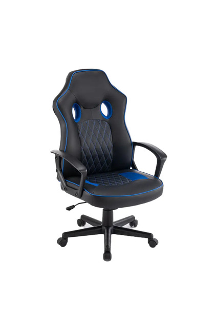 Scaun de gaming, NexaGlide, Negru-Albastru WF-6040