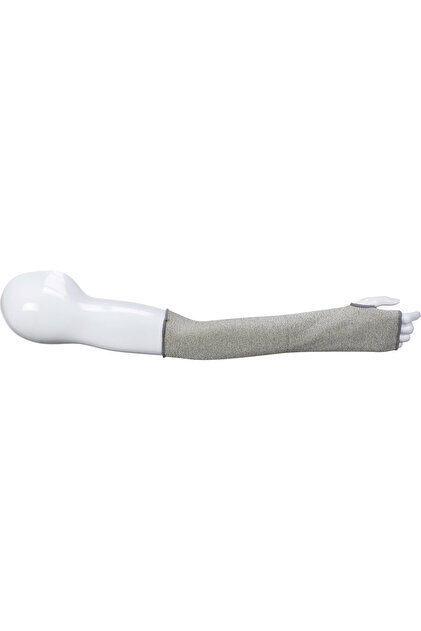 Unisex Gray Cut and Heat Resistant Protective Sleeve 45cm