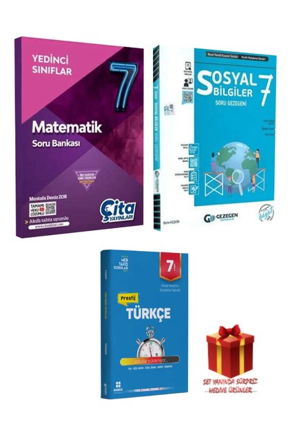 Günay Yayınları 7. Sınıf Sosyal Bilgiler Soru Bankası+Başat 7. Sınıf Sosyal Bilgiler Yaprak Test