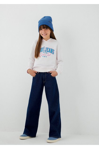 Lory 90lar Rinse Denim Pantolon 7010036-A4162