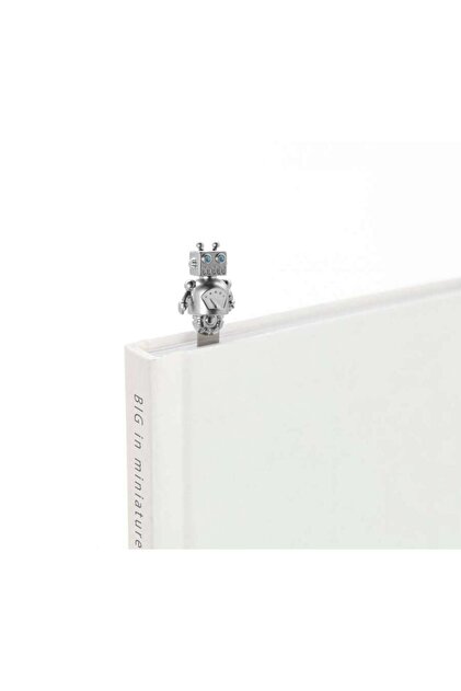 Robot Bookmark Silver