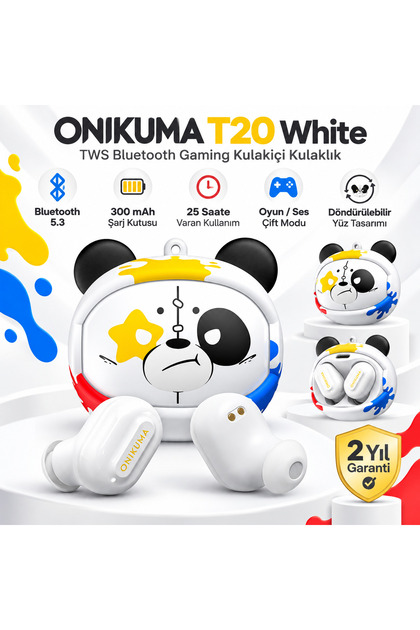 T20 TWS Bluetooth Gaming Kulakiçi Kulaklık