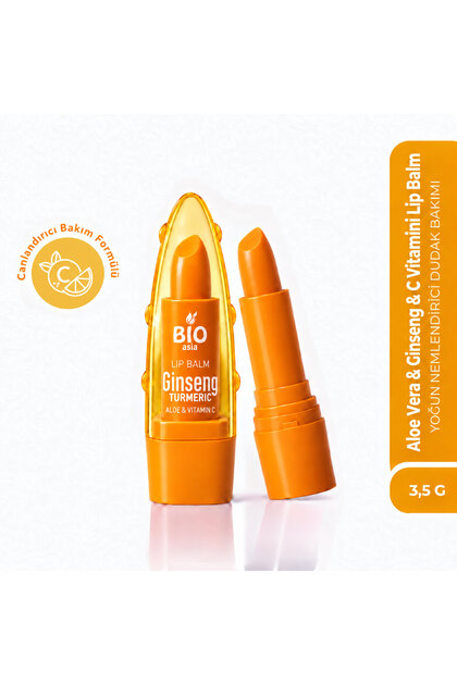 Ginseng & Vitamin C & Aloe Vera Lip Balm – Repairing, Brightening & Moisturizing Lip Care