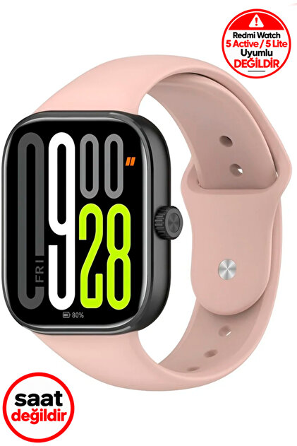 Xiaomi Redmi Watch 4 / 5 / 6 - 6 Active / 6 Lite - Smart Band 9 Pro / 8 Pro Uyumlu Spor Silikon Kordon Kayış