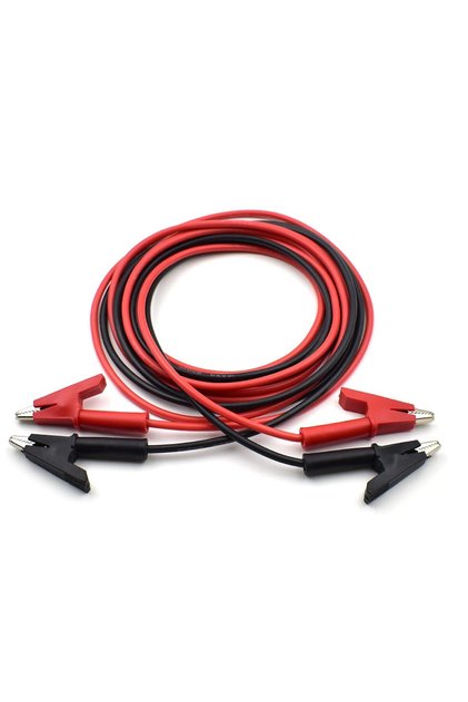 1 kit Alligator Clip to Alligator Clip Heavy Duty PVC Jumper Wire,Alligator Clip Electrical Test Lea
