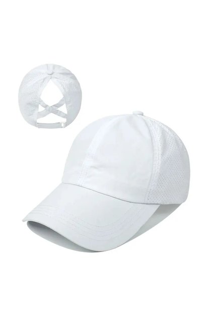 white Tongue Hat Women Mesh Breathable Sun Protection Hat In Summer Stay Cool & Stylish Adjustable B