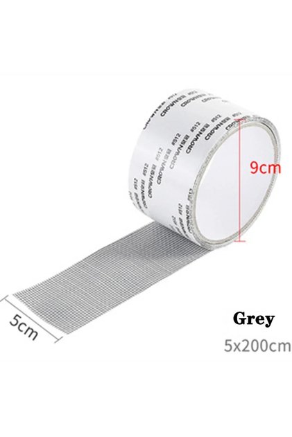 grey Window Screen Tape Anti-mosquito Screen Repair Subsidy Door Curtain Mosquito Net Hole Patch Rep