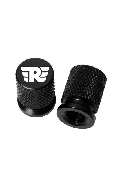 Black Motorcycle Tire Valve Caps For Royal Enfield Bullet/Meteor/Classic 350 500 Interceptor 650 Con