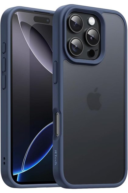 Matte Case for iPhone 16 Pro, Storm Blue
