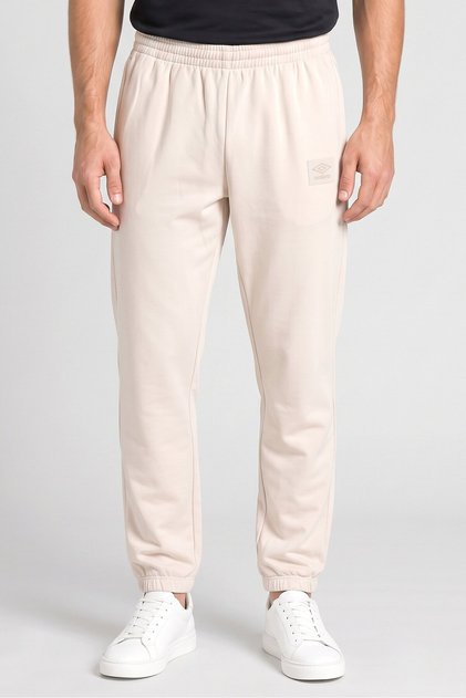 Men Regular Fit Training Sweatpants, Beige
