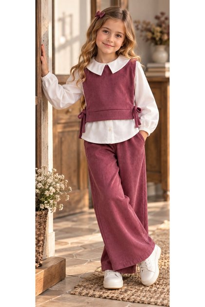 Velvet 3-Piece Girls' Top and Bottom Set 2-9 Years