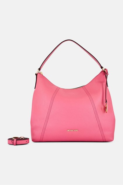 Women Brand Logo Tote Bag, Dark Pink