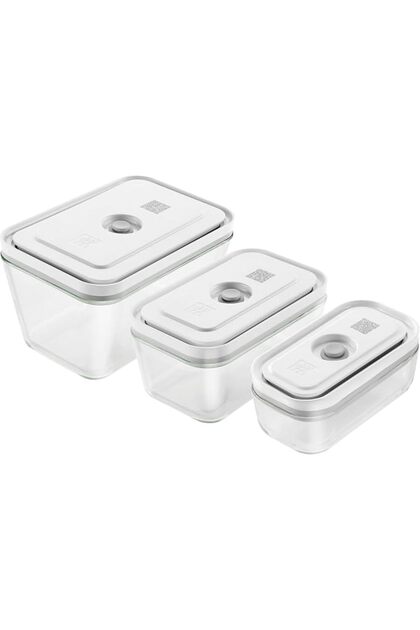 Fresh & Save Glass Low Vacuum Container, 2L, Temperature-Resistant Up To 180°C, Keeps Food