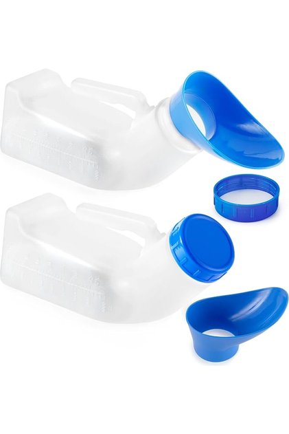 Unisex Urinal Bottle Portable Urinal for Women Men Female Urinal with Lid Female Urination De