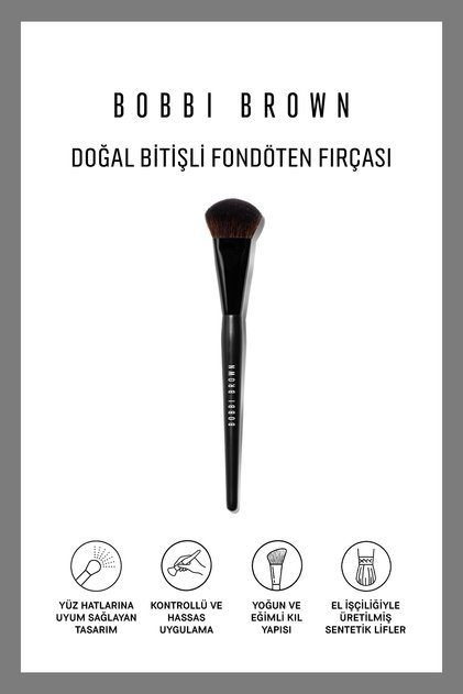 Doğal Bitişli Fondöten Fırçası