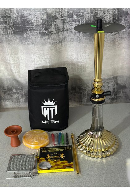 Büyük Full Set Çantalı Nargile Takımı