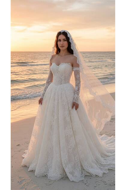 Gelinlik nikah elbisesi