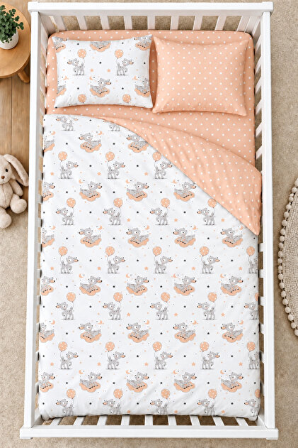 Bambi 100% Cotton Ranforce Baby Duvet Cover Set