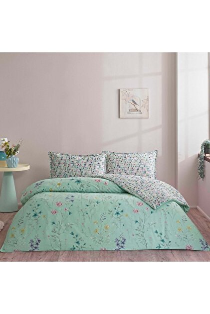 Seç&Ser Double Duvet Cover Set-Pepple Mint