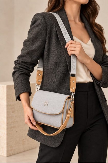 Women's Hand and Shoulder Bag New Season Gray