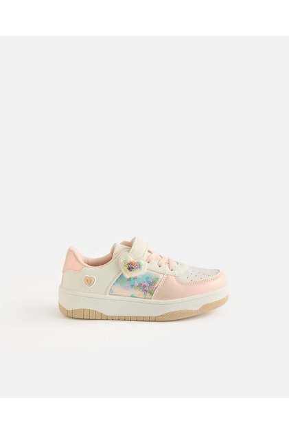 Girls Assorted Heart Sneakers