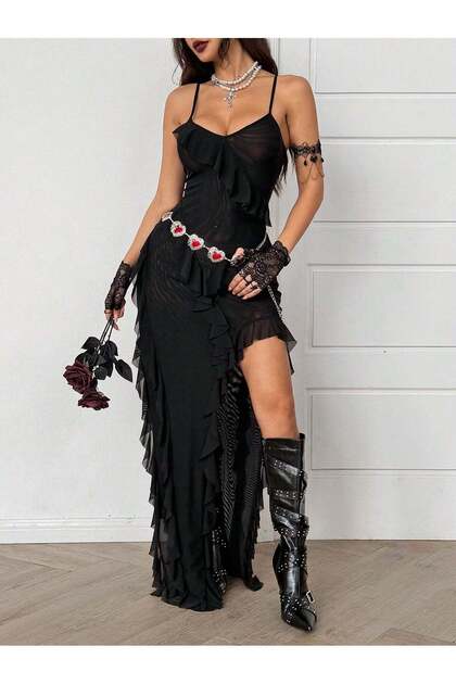 Rochie maxi, negru