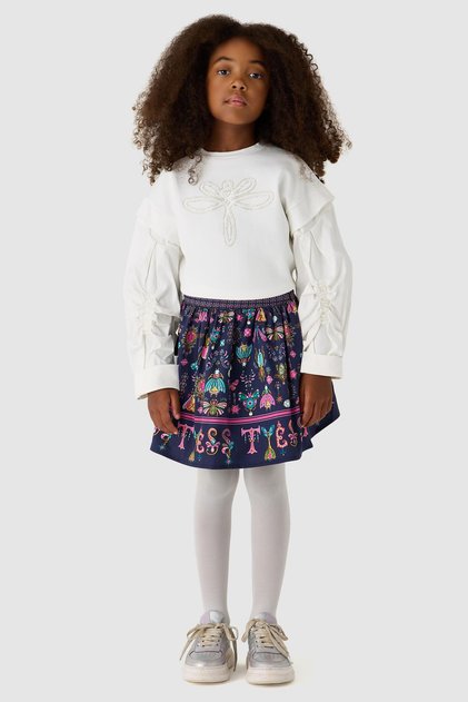 Girl's Patterned Skirt